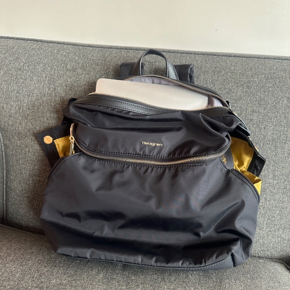 Hedgren Black Nylon Paragon Backpack main image 7
